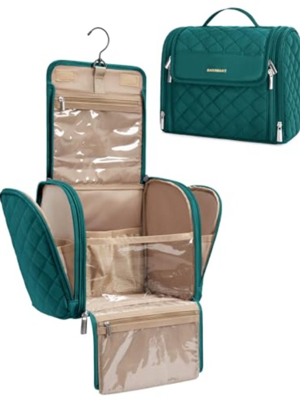 Large Hanging Travel Toiletry Bag Makeup Organizer Water Resistant